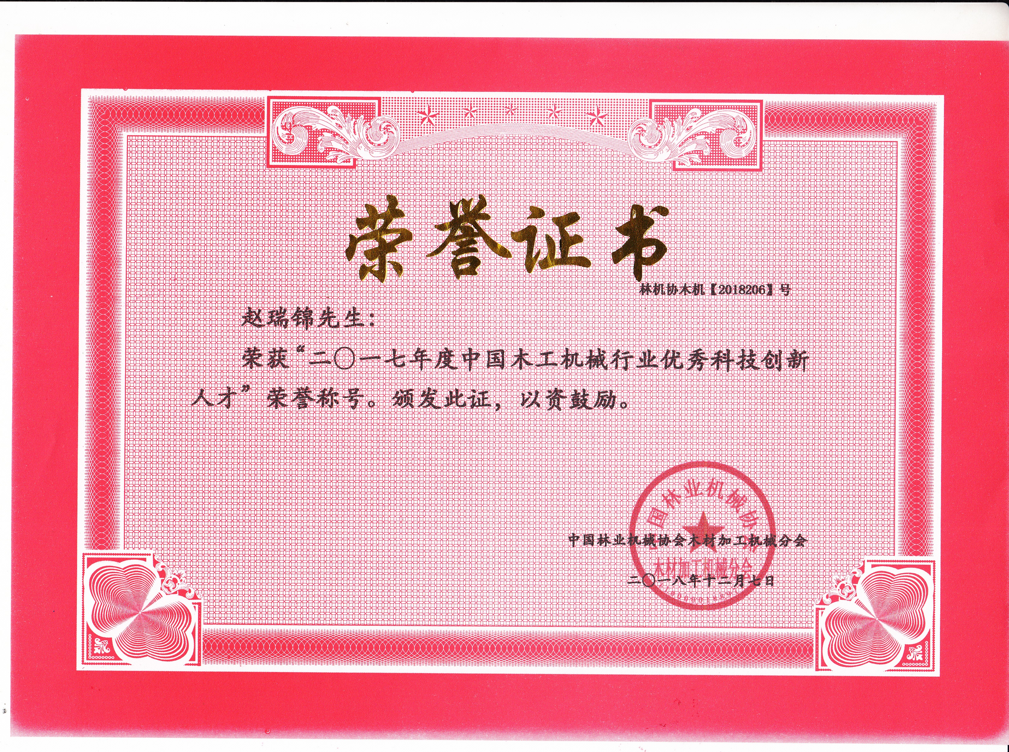中国IOS/安卓通用版/手机APP入口行业优秀科技创新人才2017年度